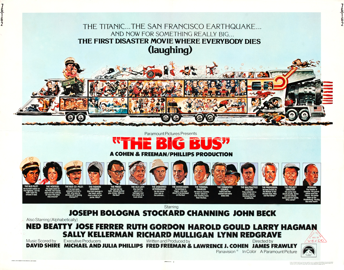 The Big Bus, 1/2 Sheet Movie Poster  