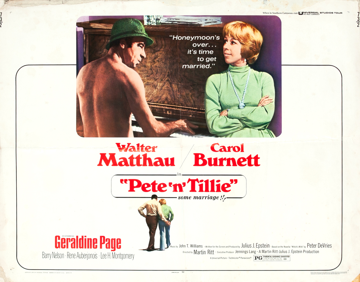 Pete 'n' Tillie, 1/2 Sheet Movie Poster