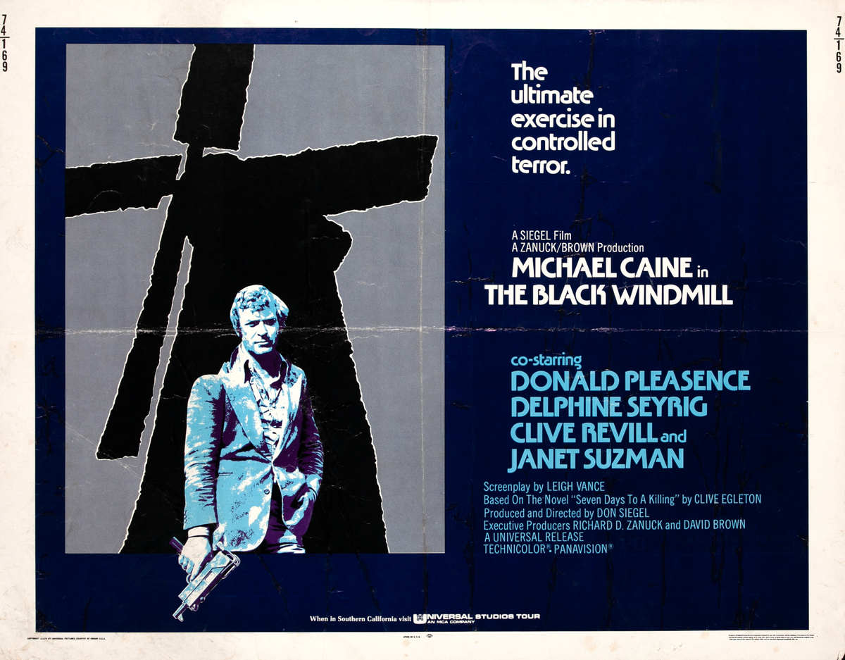 The Black Windmill, 1/2 Sheet Movie Poster 