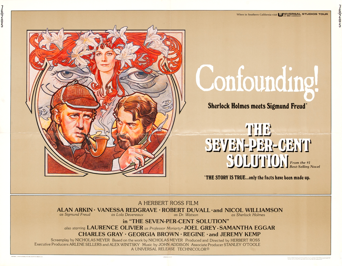 The Seven-Per-Cent Solution, 1/2 Sheet Movie Poster