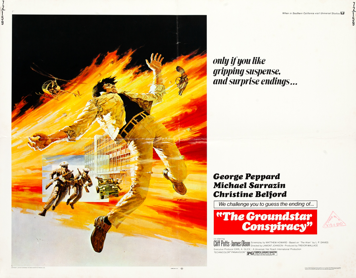 The Groundstar Conspiracy, 1/2 Sheet Movie Poster 