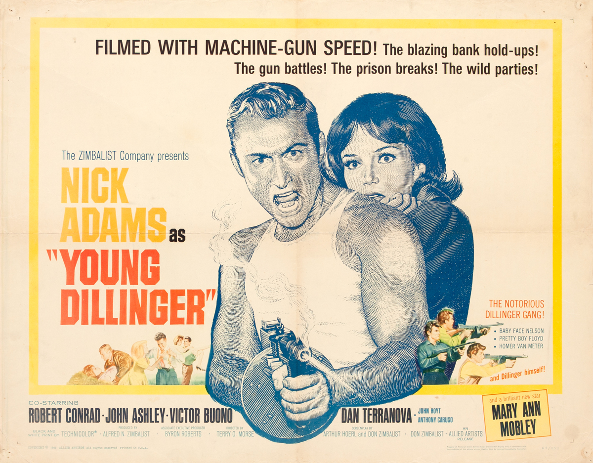 Young Dillinger, 1/2 Sheet Movie Poster