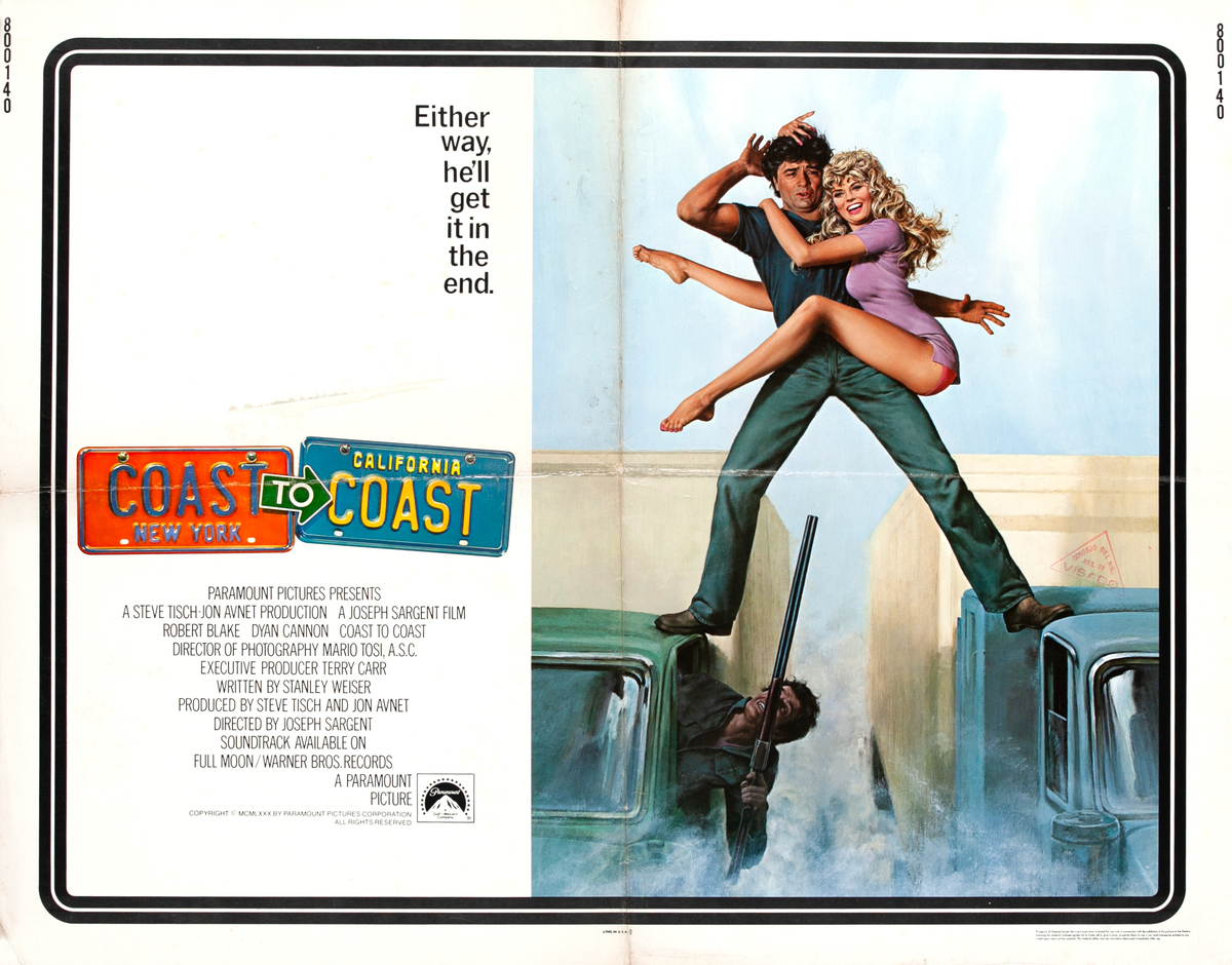 Coast to Coast, 1/2 Sheet Movie Poster 