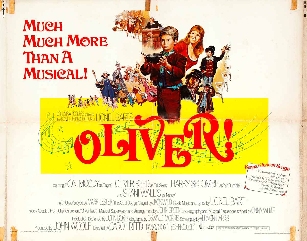 Oliver 1/2 Sheet Movie Poster