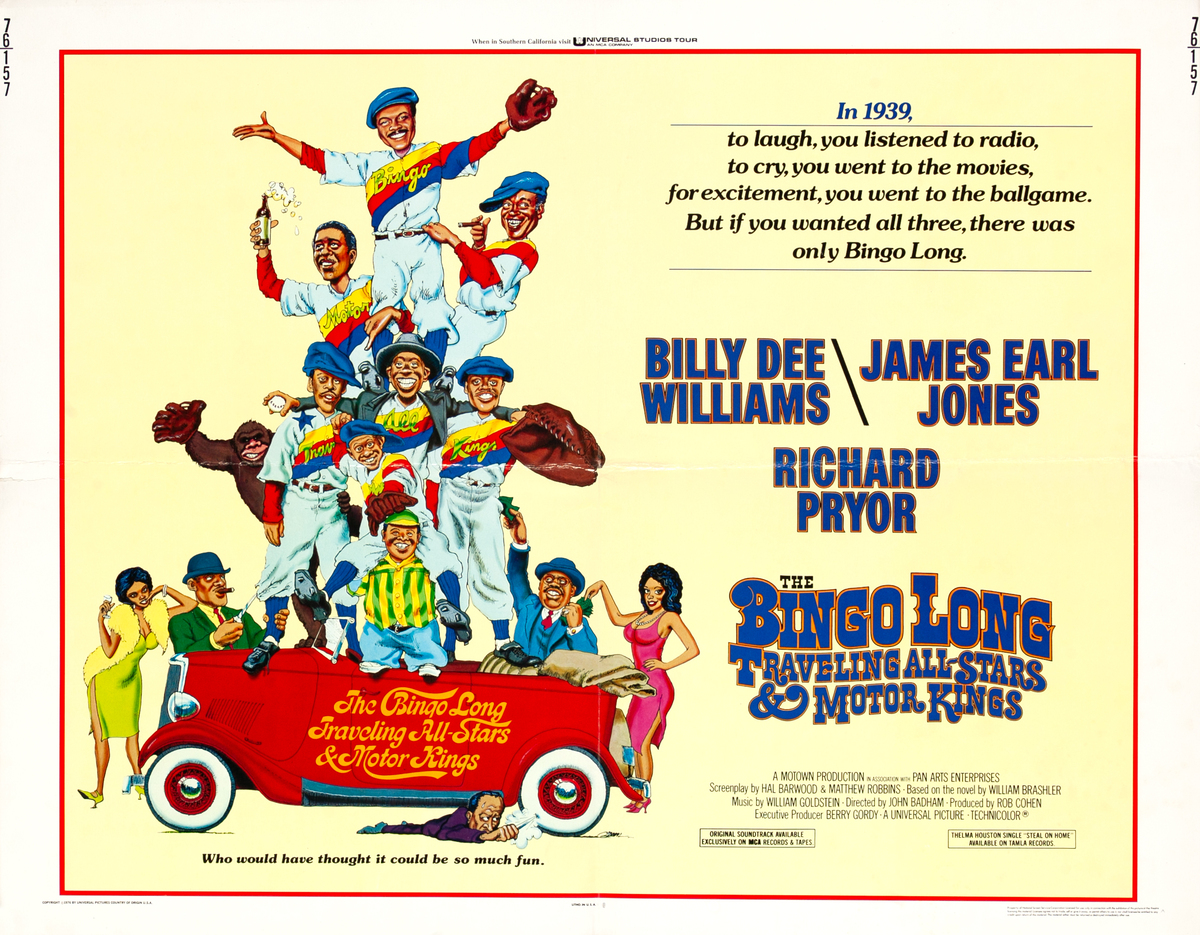 The Bingo Long Traveling All-Stars and Motor Kings, 1/2 Sheet Movie Poster 