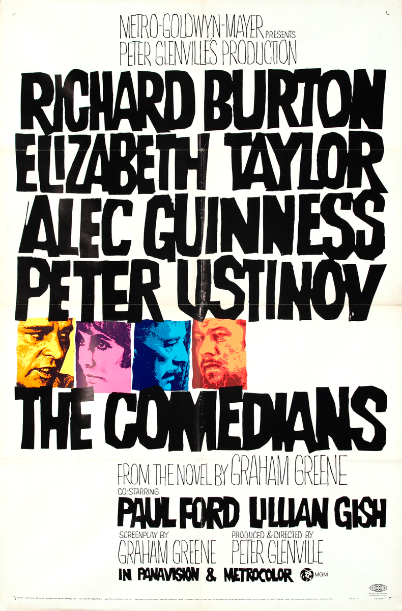 The Comedians, 1 Sheet Movie Poster