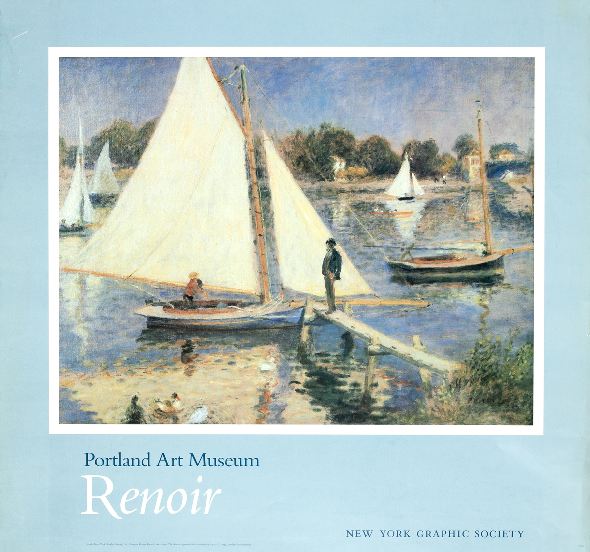 Renoir Original Portland Art Museum Poster