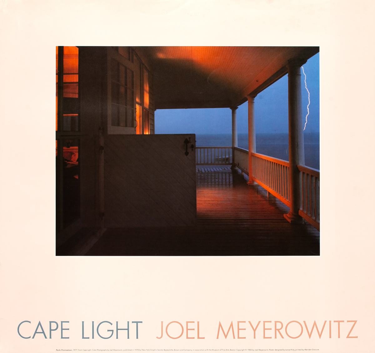 Cape Light Joel Meyerowitz Original Book Poster Porch