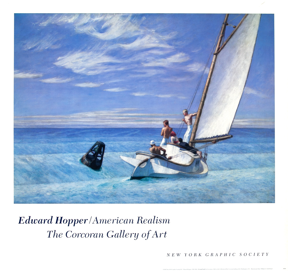 Edward Hopper American Realism Original Corcoran Gallery of Art Poster