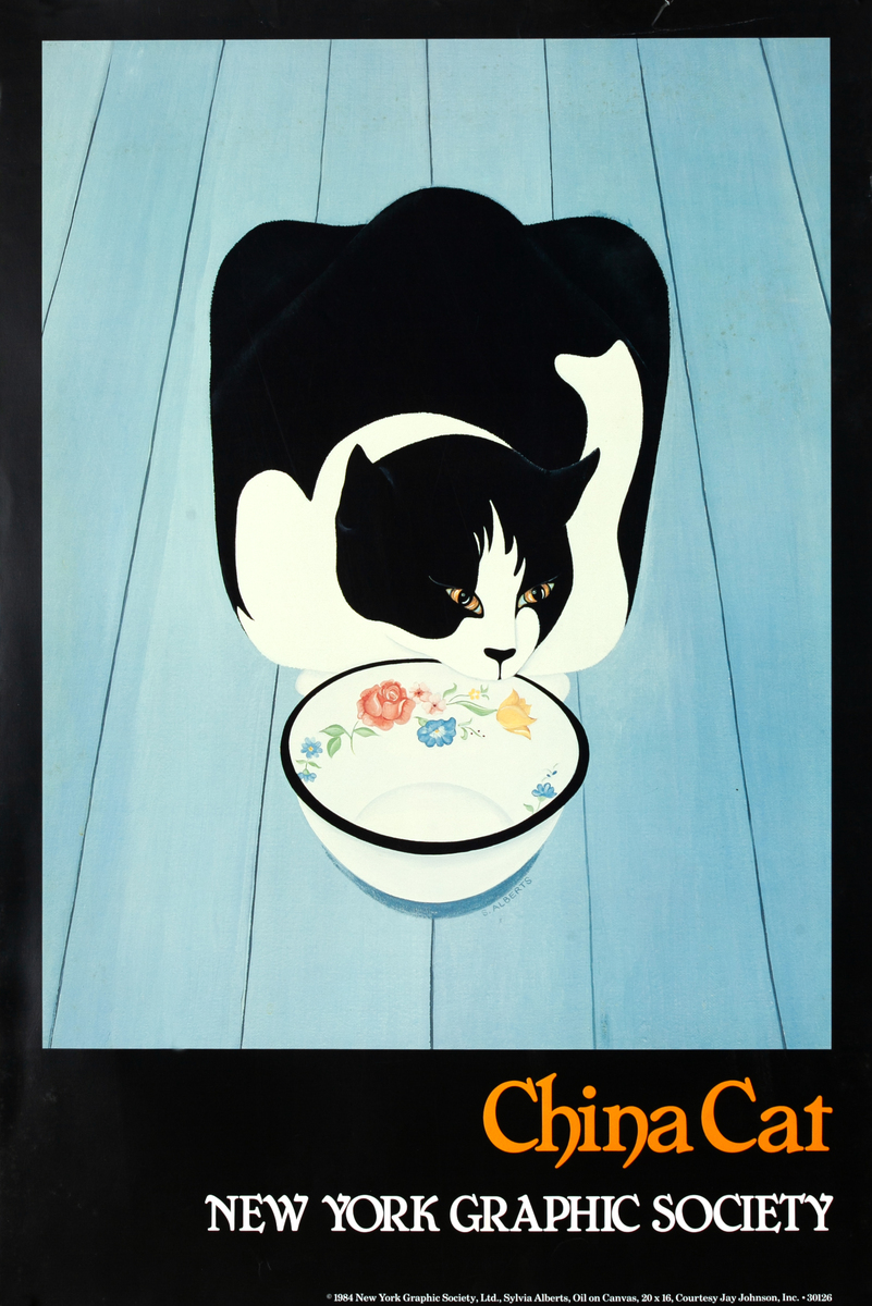 China Cat Original New York Graphic Society Poster