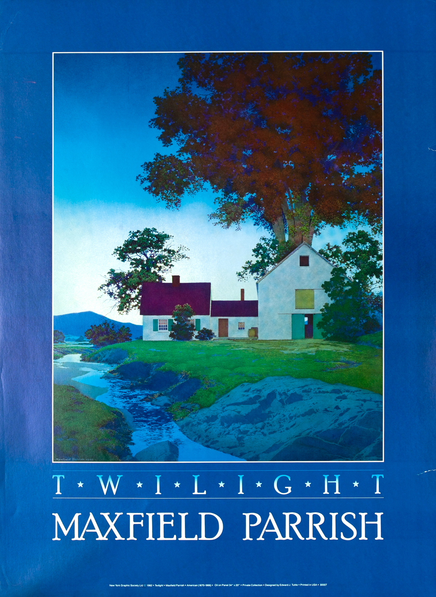 Twilight Original Maxfield Parrish Poster