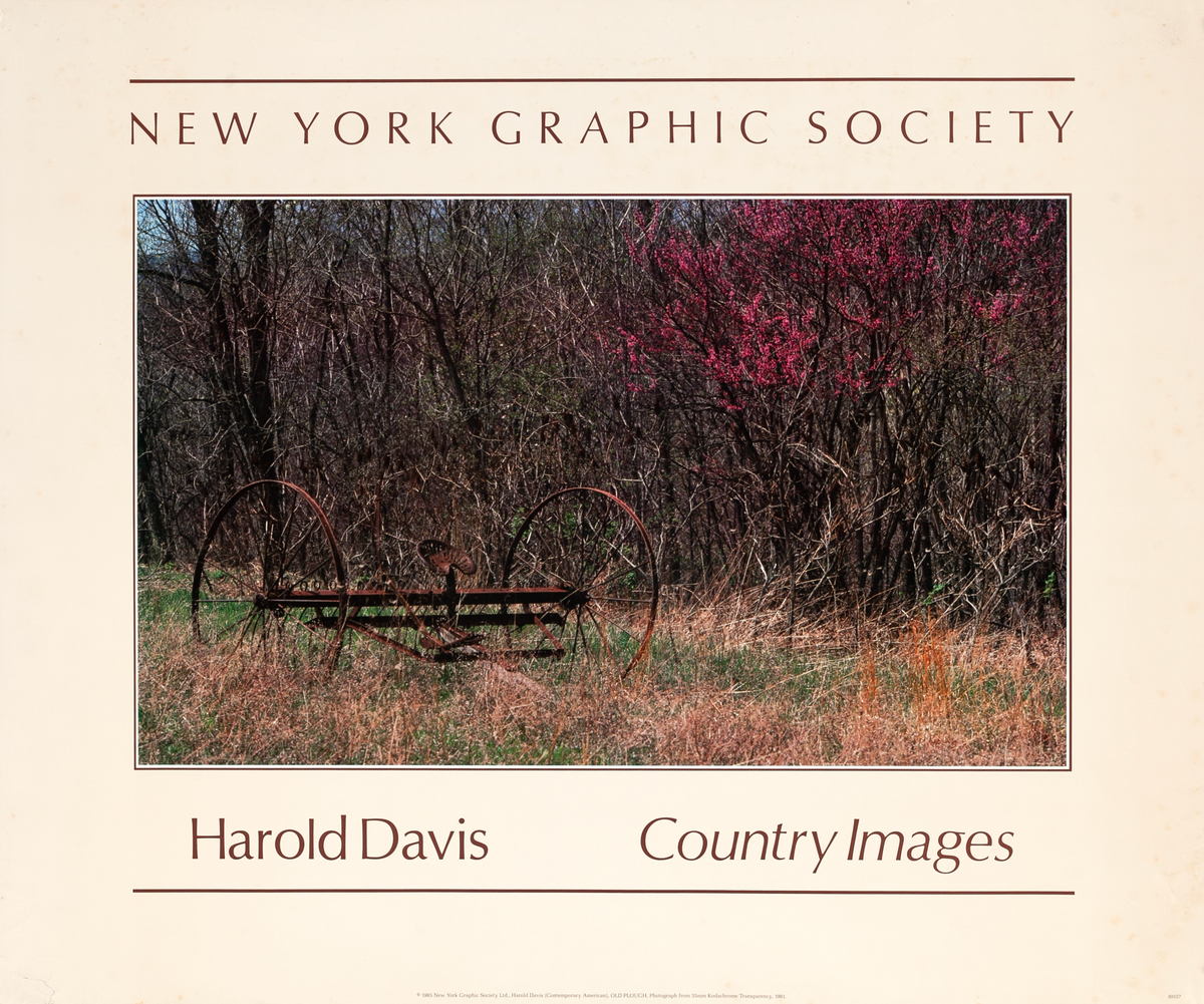 Harold Davis Country Images Original New York Graphic Society Poster