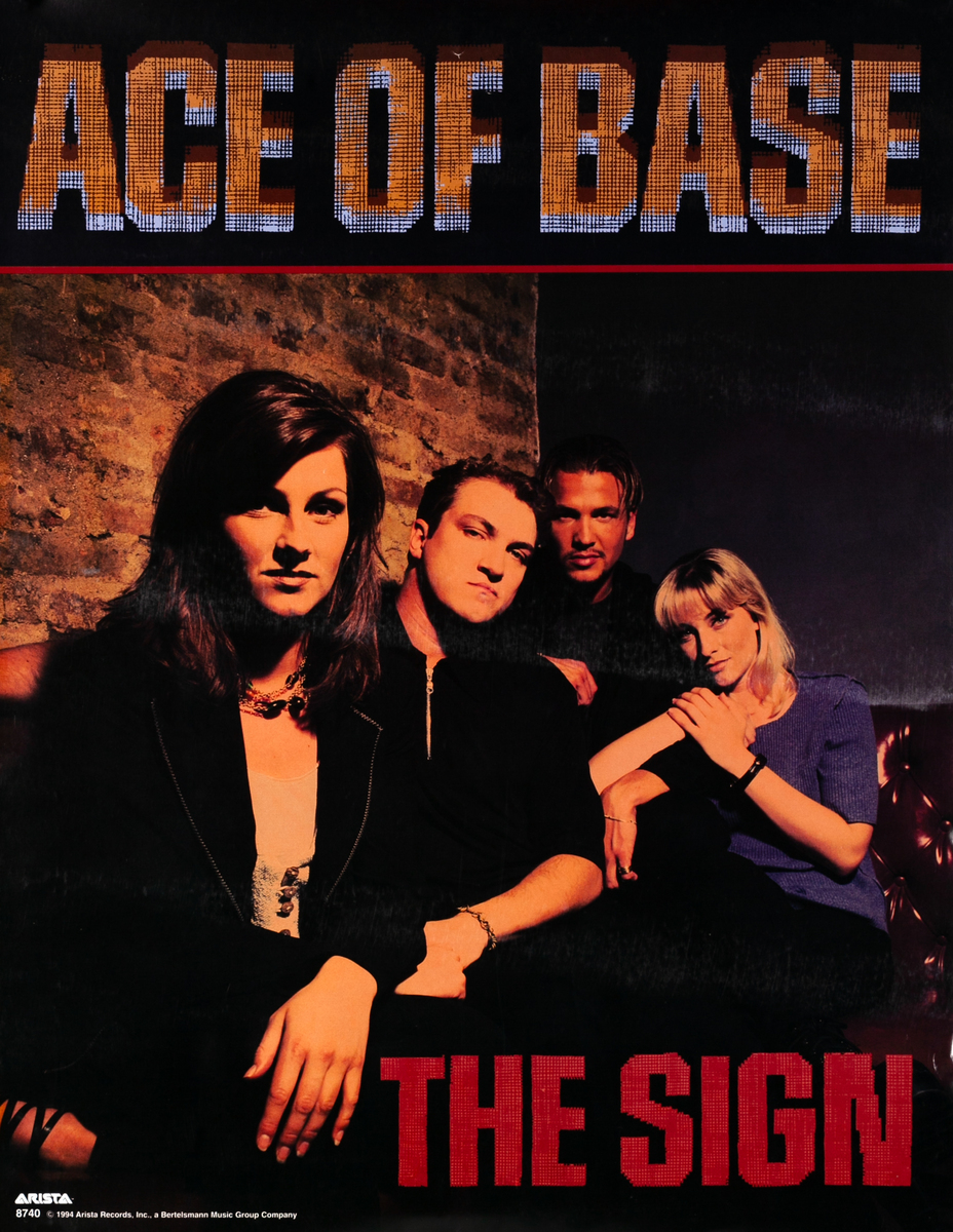 Ace of Base The Sign Original Album Poster