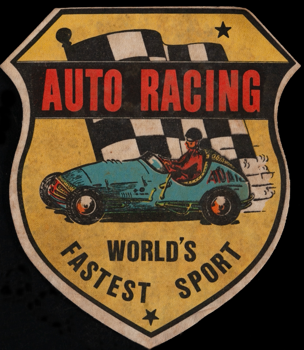 Auto Racing - World’s Fastest Sport Felt Patch