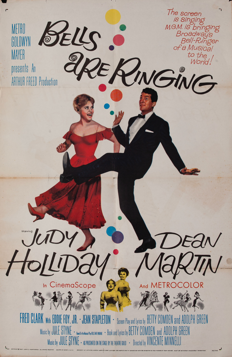 Bells are Ringing, 1 Sheet Movie Poster 