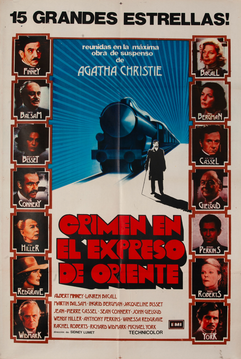 Agatha Christie's Murder on the Orient Express, Argentinean Movie Poster