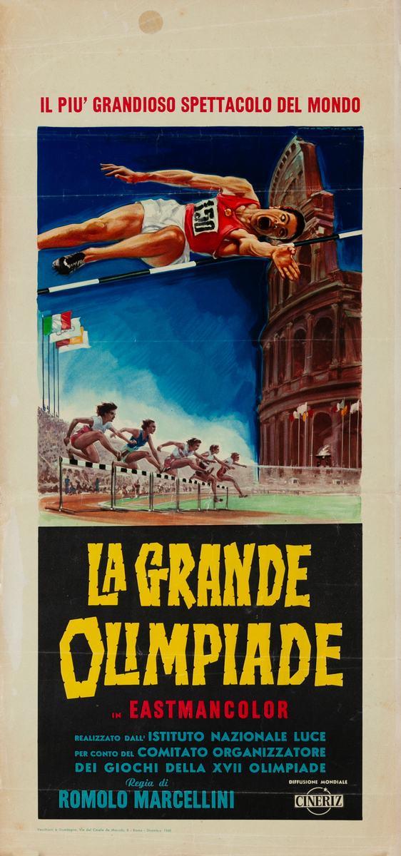 La Grande Olimpiade Italian Locandina Poster