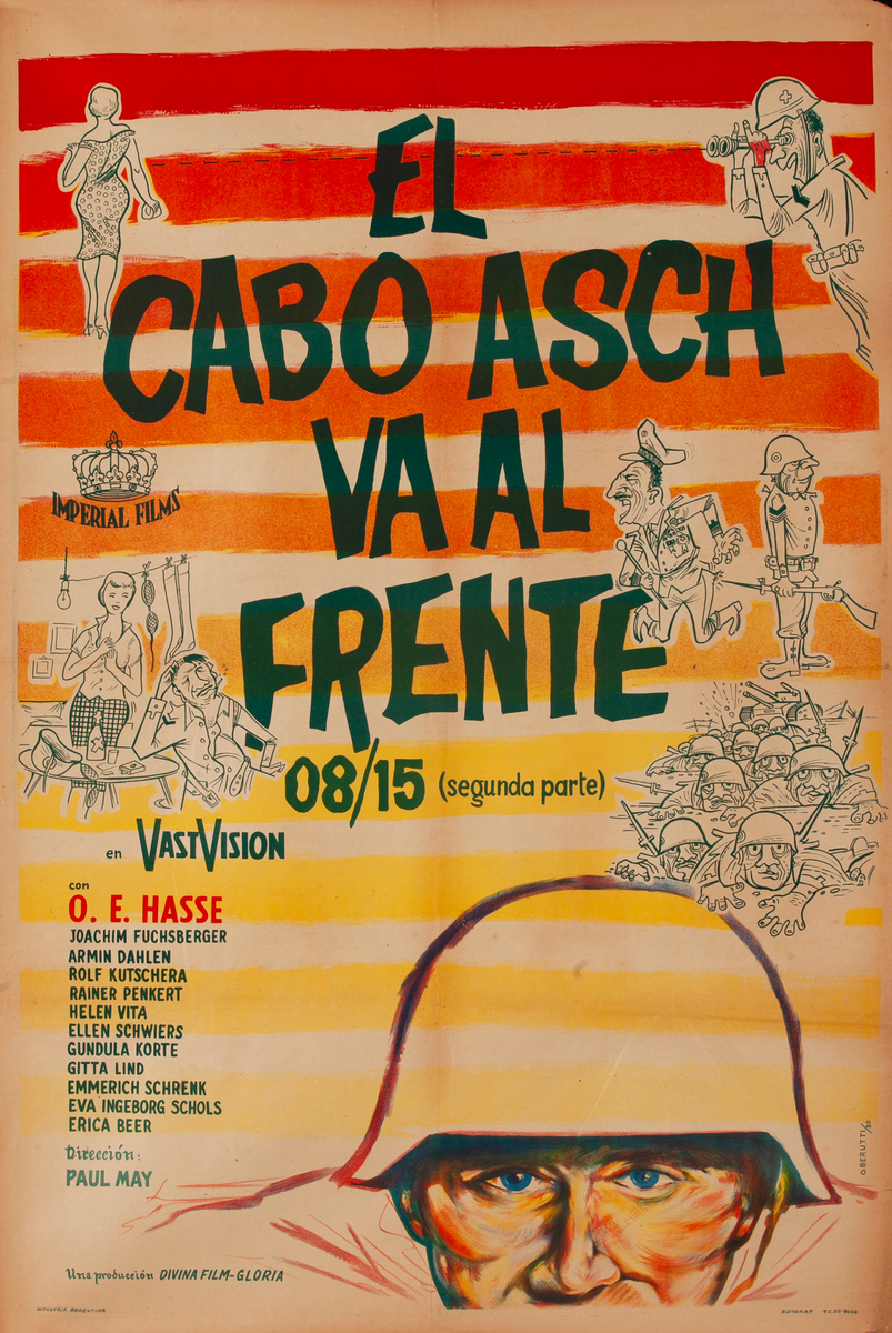 08/15 Part 2 Argentinean Movie Poster El Cabo Asch Va Al Frente