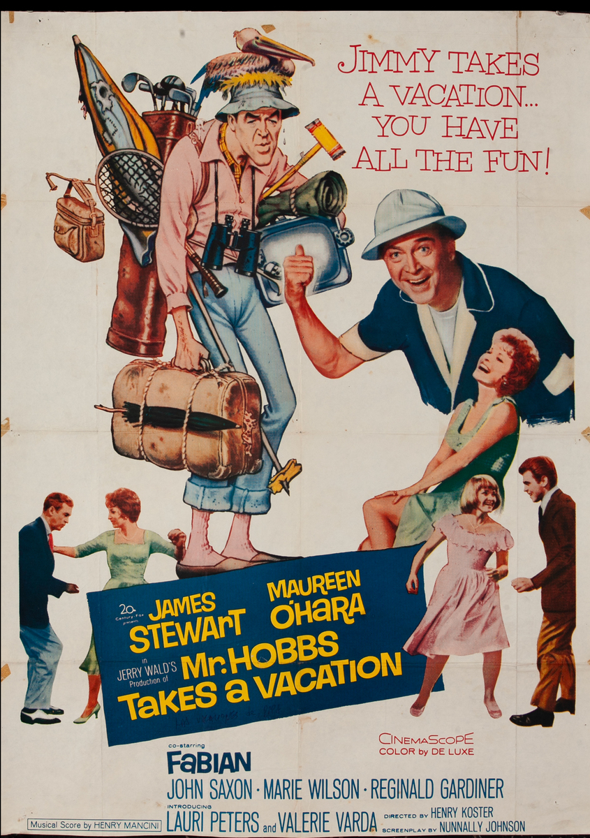Mr. Hobbs Takes a Vacation, Argentinean Movie Poster