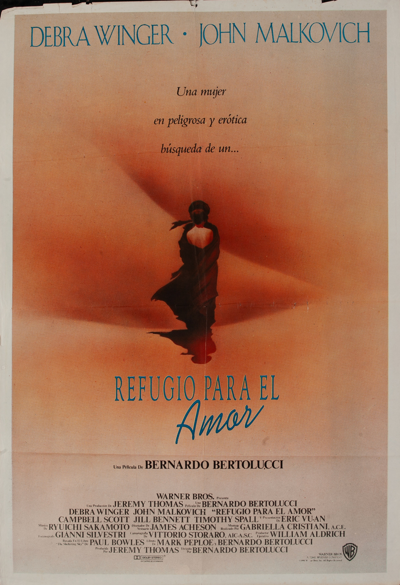 The Sheltering Sky, Argentinean Movie Poster