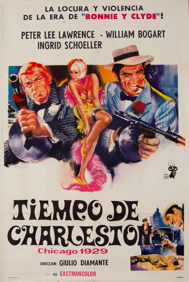 Tiempo de Charleston  (They Paid with Bullets) Argentinean Movie Poster