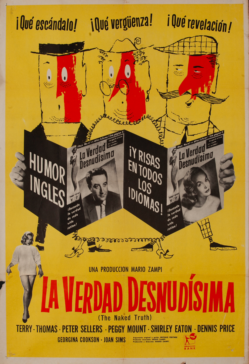 The Naked Truth Argentinean Movie Poster