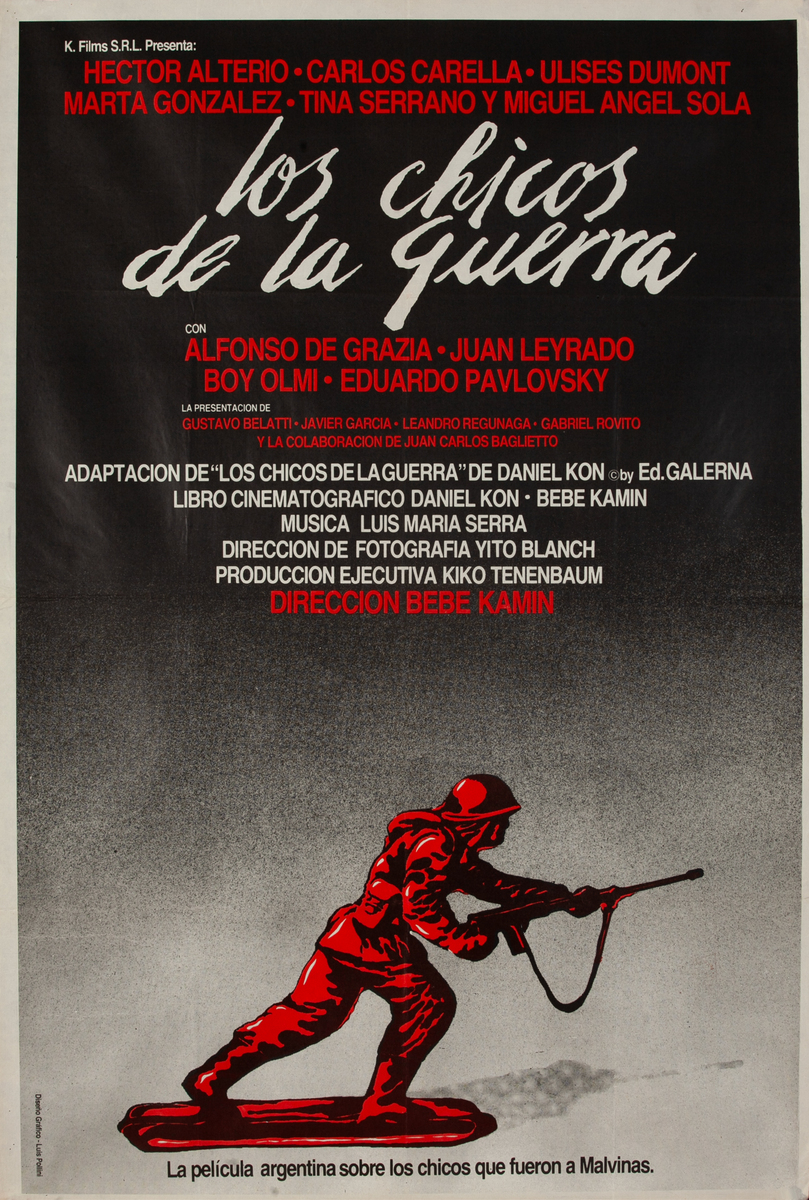 Los chicos de la guerra (The Children of War), Argentinean Movie Poster