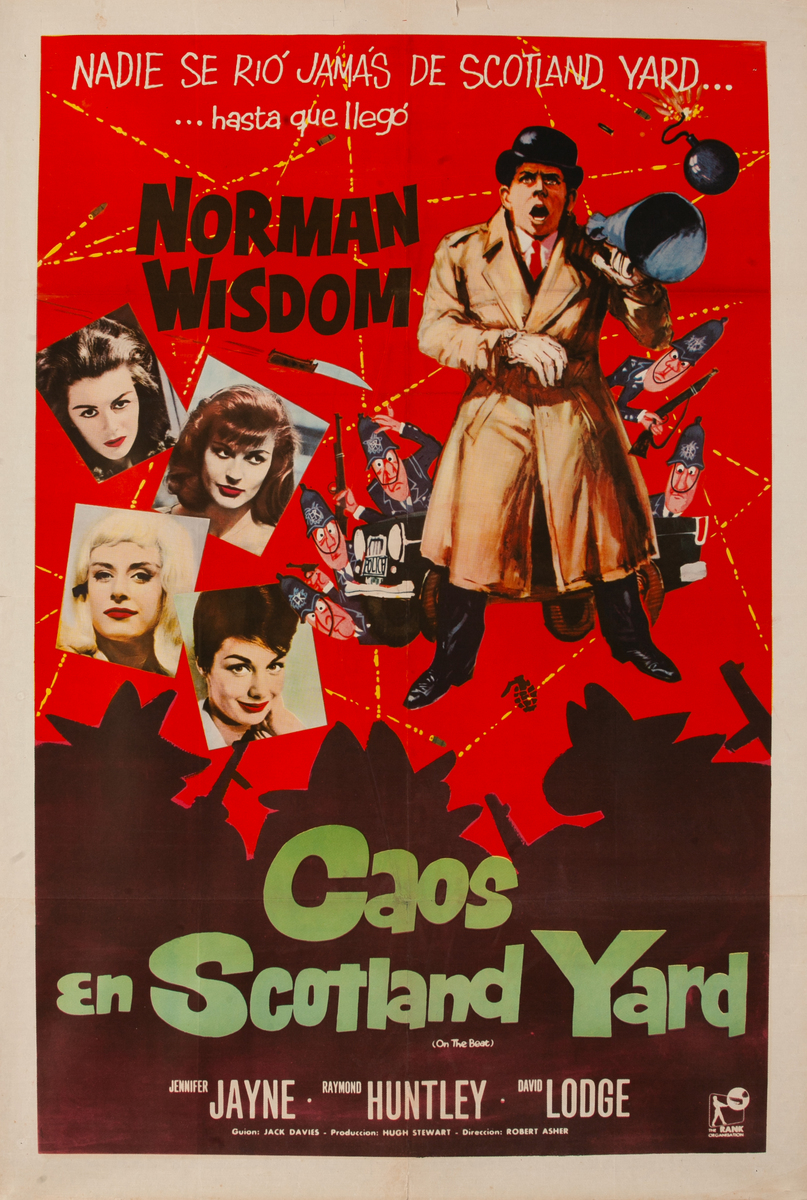 Chaos in Scotlan Yard  (On The Beat), Argentinean Movie Poster