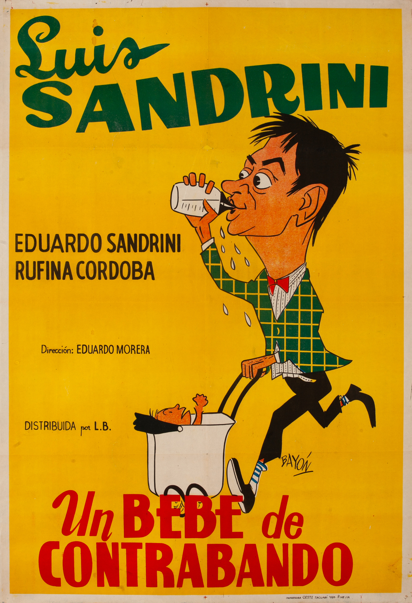 Un bebé de contrabando (Smuggled Baby) Argentinean Movie Poster