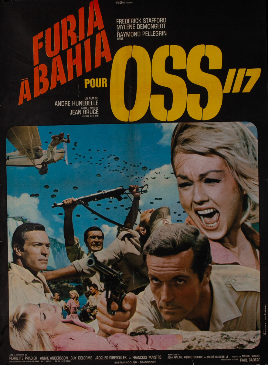 Furia a Bahia pour OSS 117, German Movie Poster