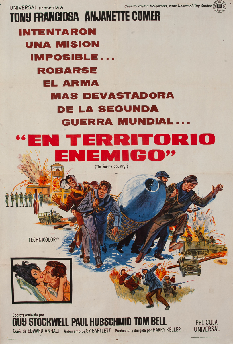 In Enemy Country, Argentinean Movie Poster