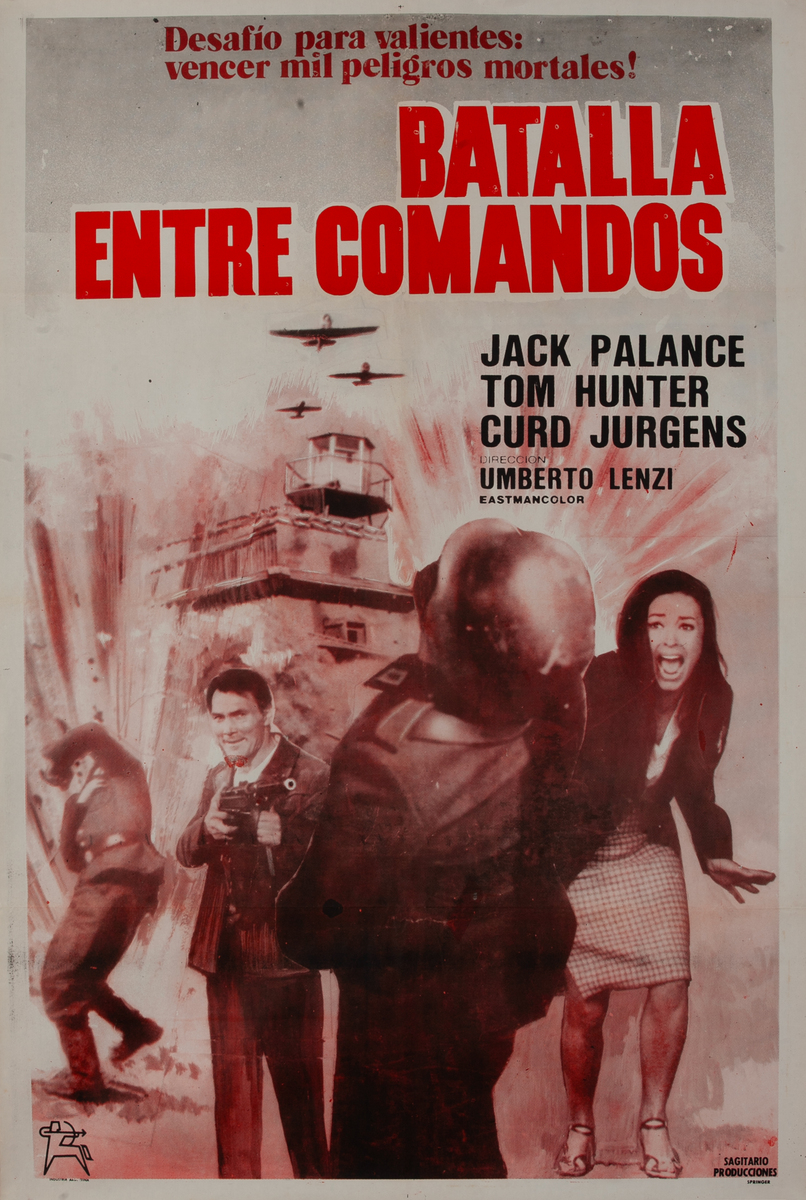 Battle of the Commandos, Argentinean Movie Poster