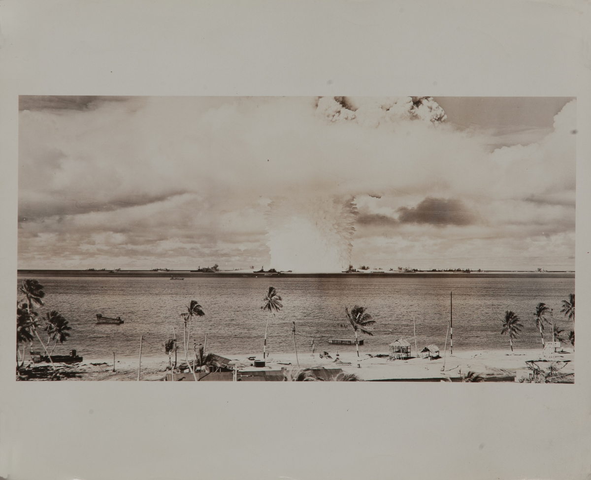 Bikini Atoll Atomic Bomb Test Photo 