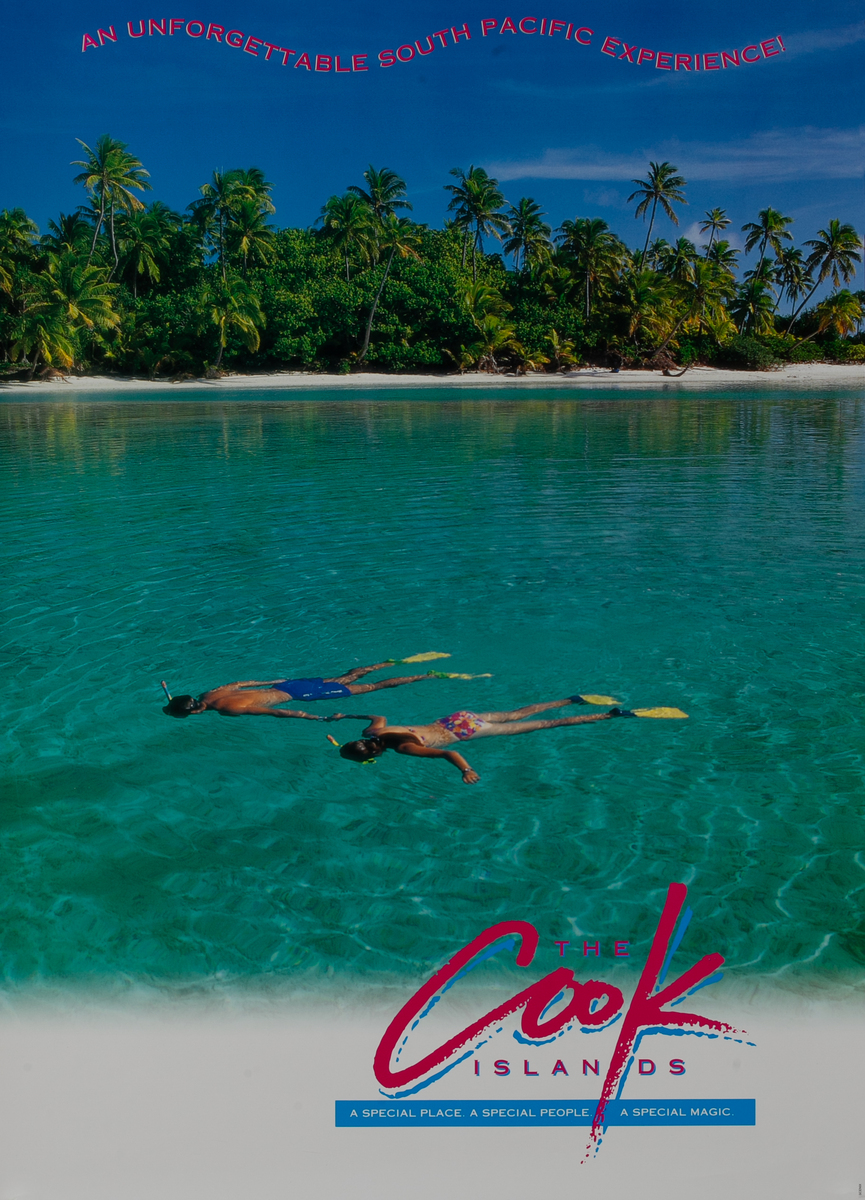 The Cook Islands  An Unforgettable South Pacific Experience. A Special Place - A Special People - A Special Magic Snorkeling Couple