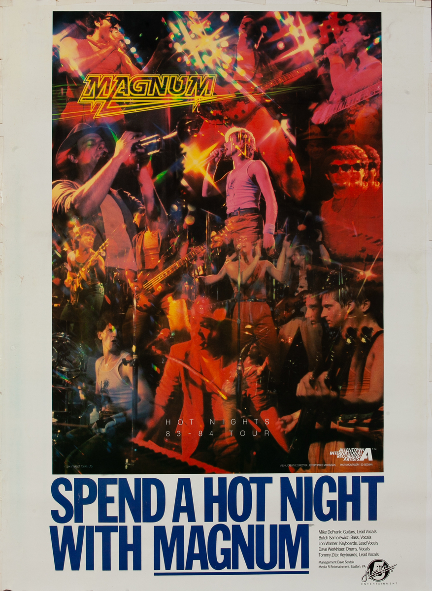 Magnum Hot Night Album Poster