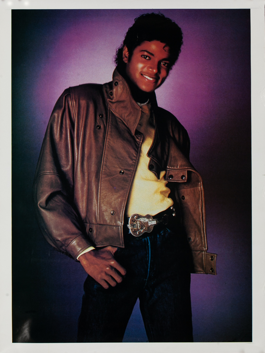 Michael Jackson Brown Jacket Poster