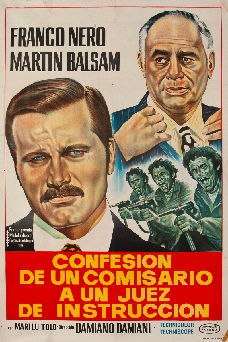 Confesion de un Comisario a un Juez de Instruccion, Argentinean Movie Poster