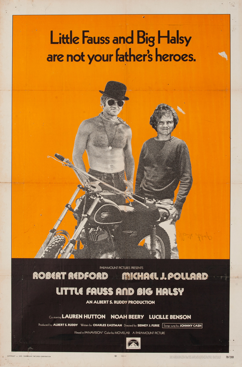 Little Fauss and Big Halsy, 1 Sheet Movie Poster