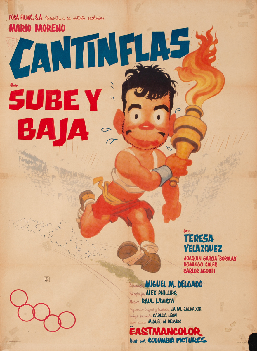 Cantinflas Sube Y Baja Mexican Movie Poster