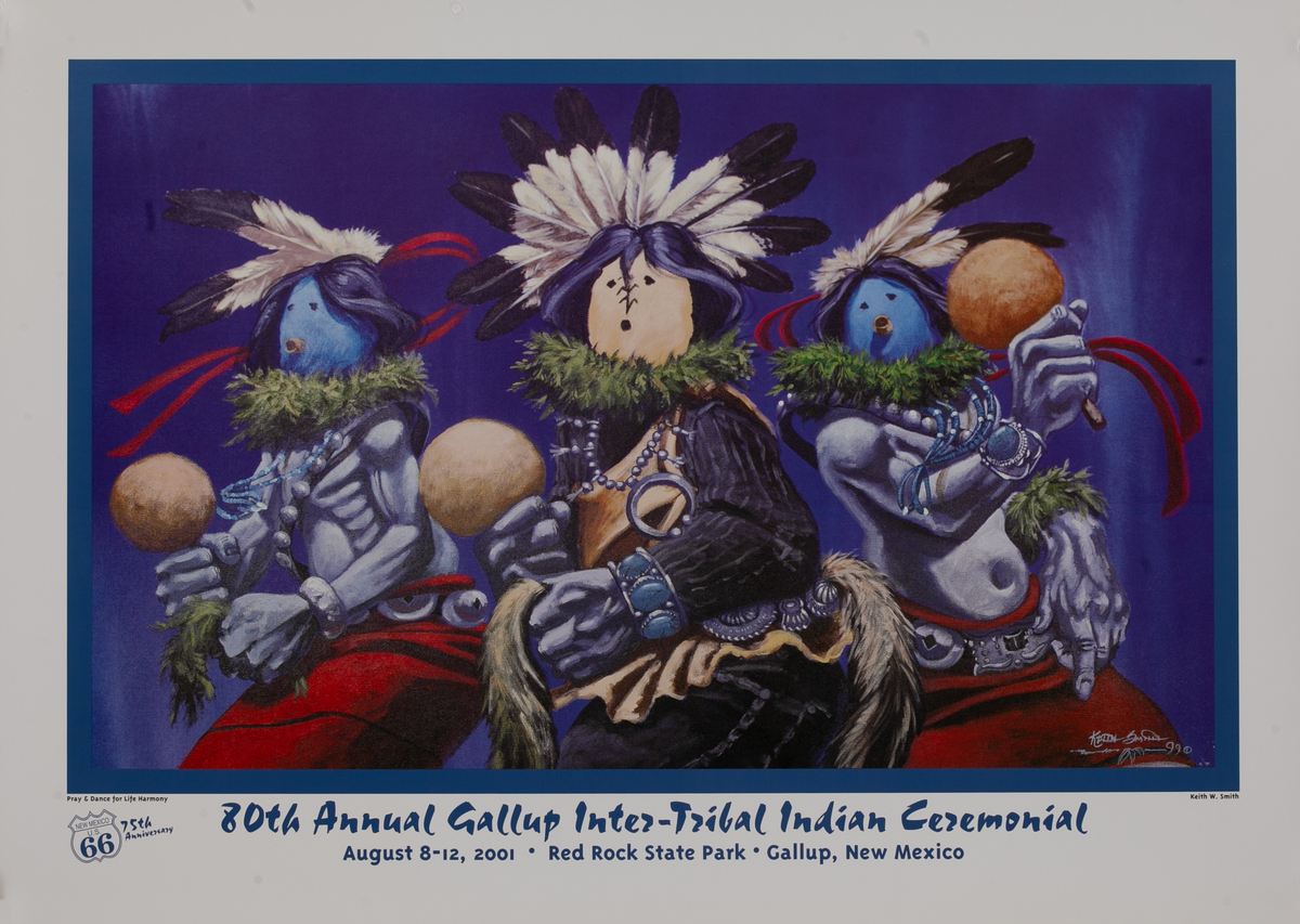 80th Inter-Tribal Indian Ceremonial Gallup Poster