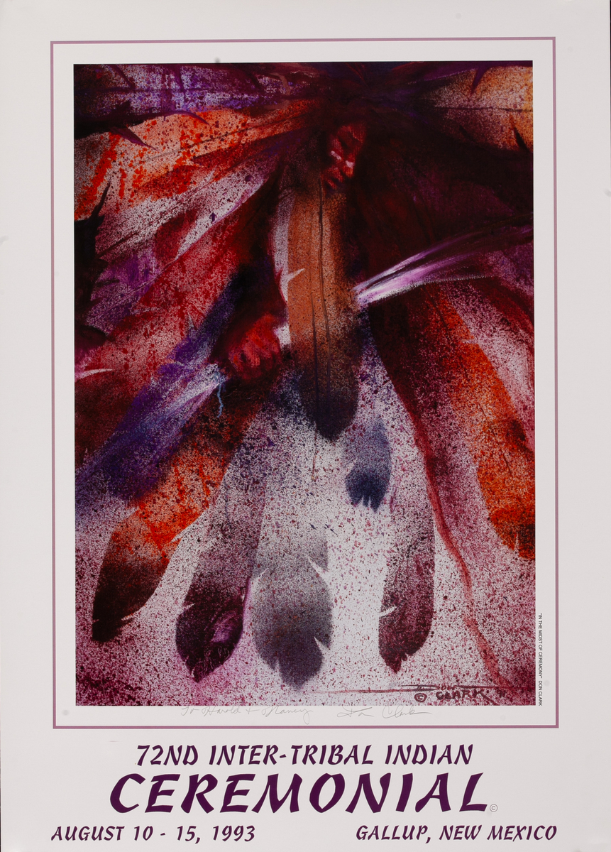 72nd Inter-Tribal Indian Ceremonial Gallup Poster