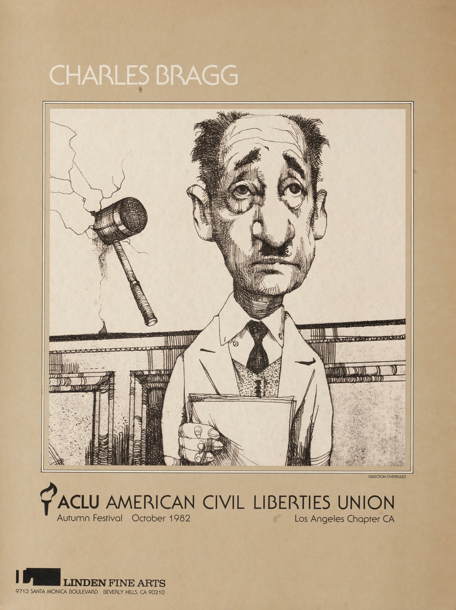 ACLU American Civil Liberties Union Autumn Festival Poster Objection Overruled