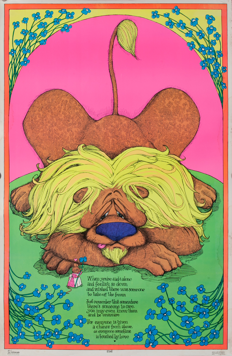 Sad Psychedelic Poster