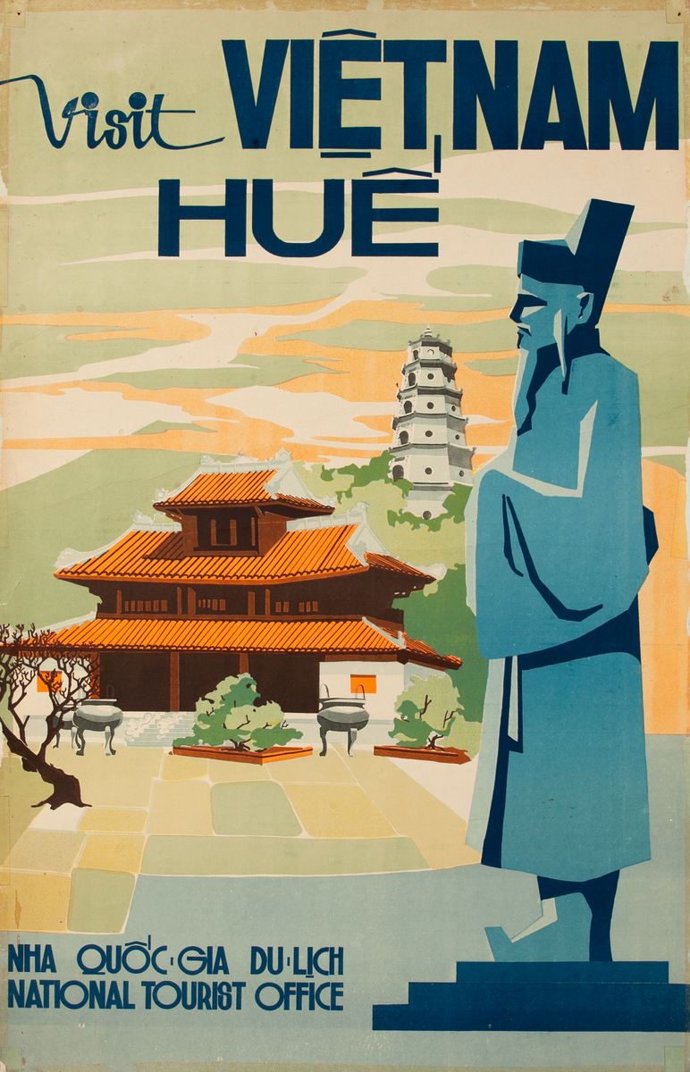 Visit Hue Vietnam Travel Poster