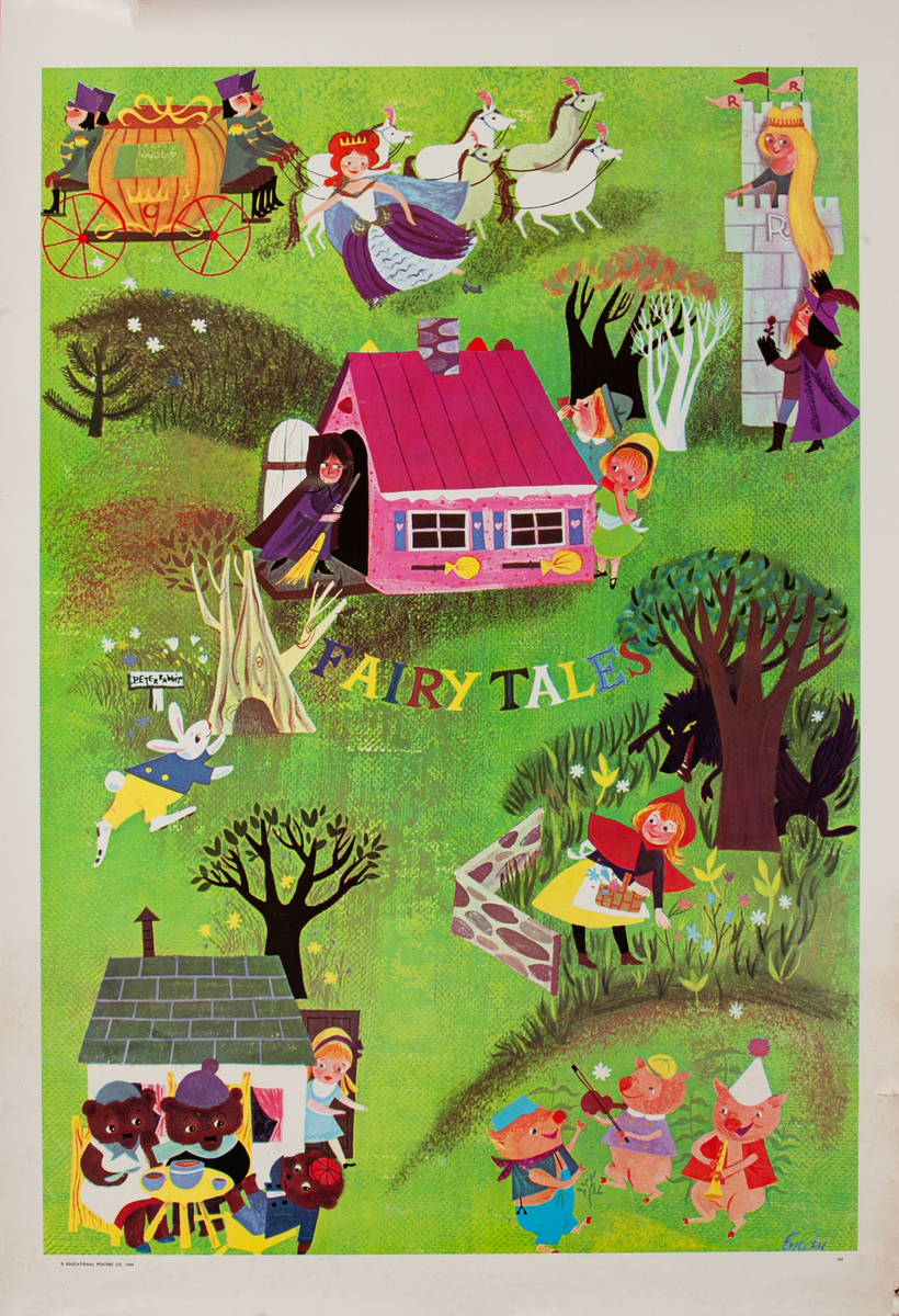Original Educational Poster Fairy Tale