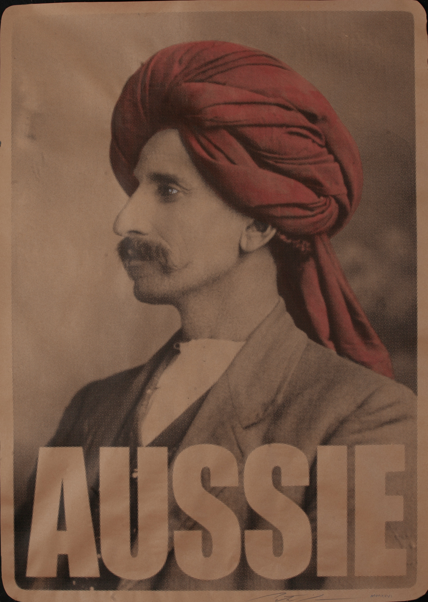 AUSSIE - Monga Kahn Australian Protest Poster