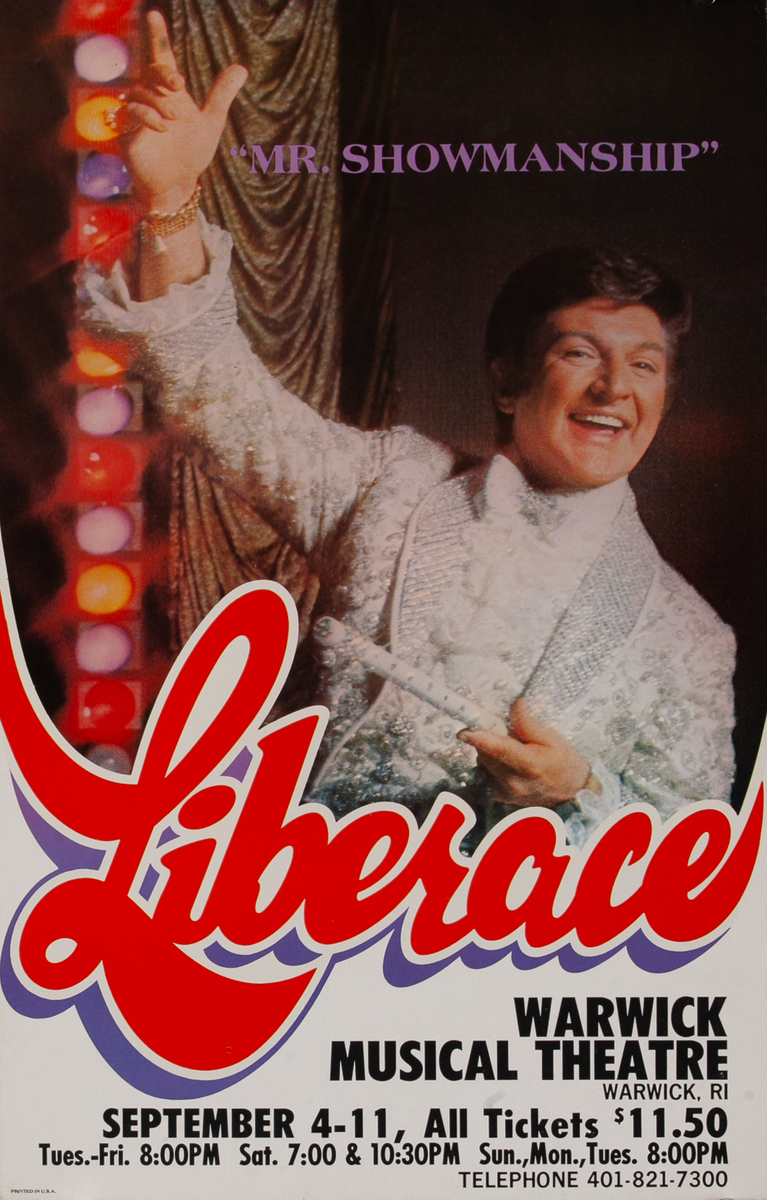 Mr. Showmanship, Liberace Warwick Theater 
