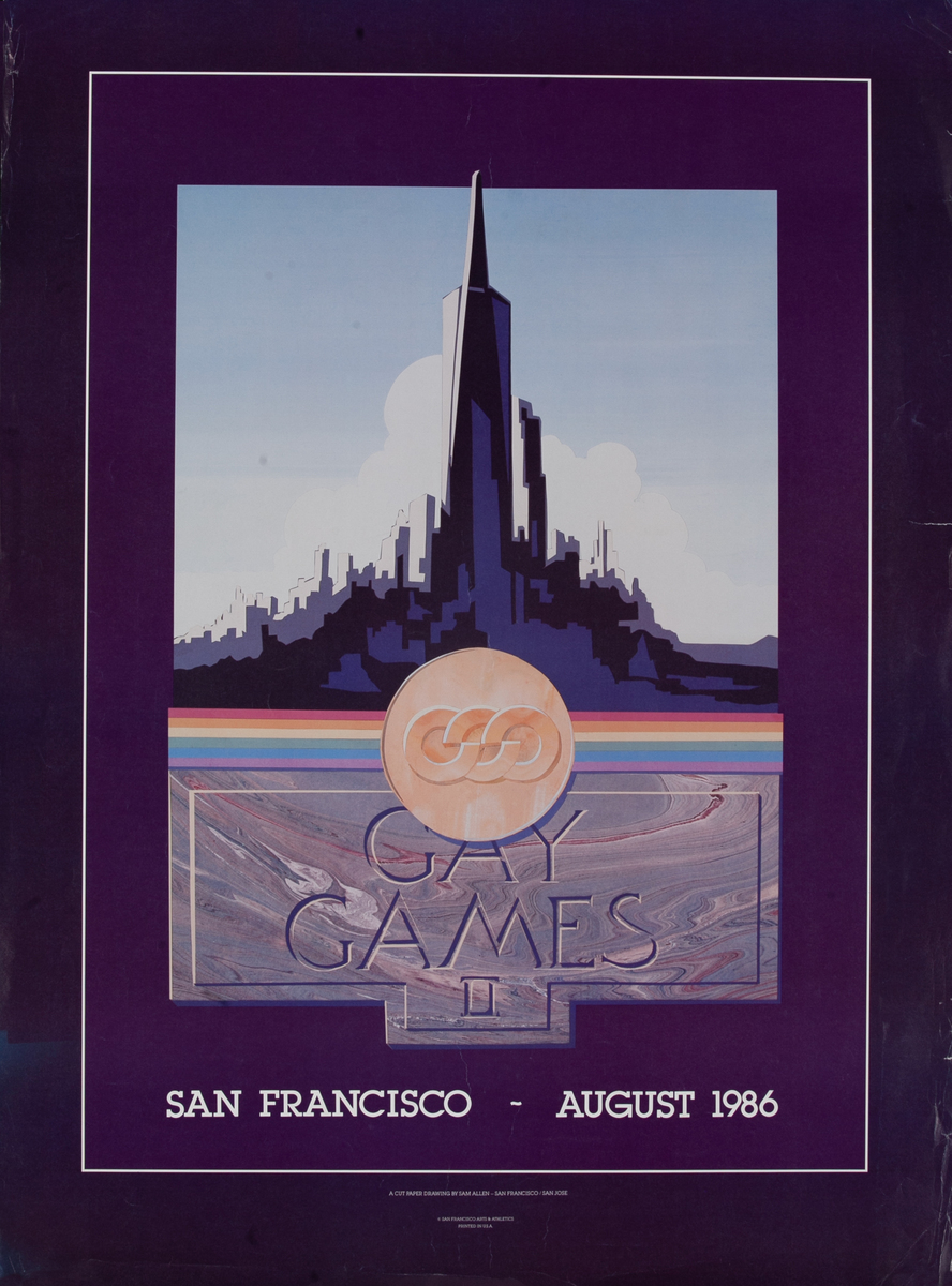 Gay Games II San Francisco Poster