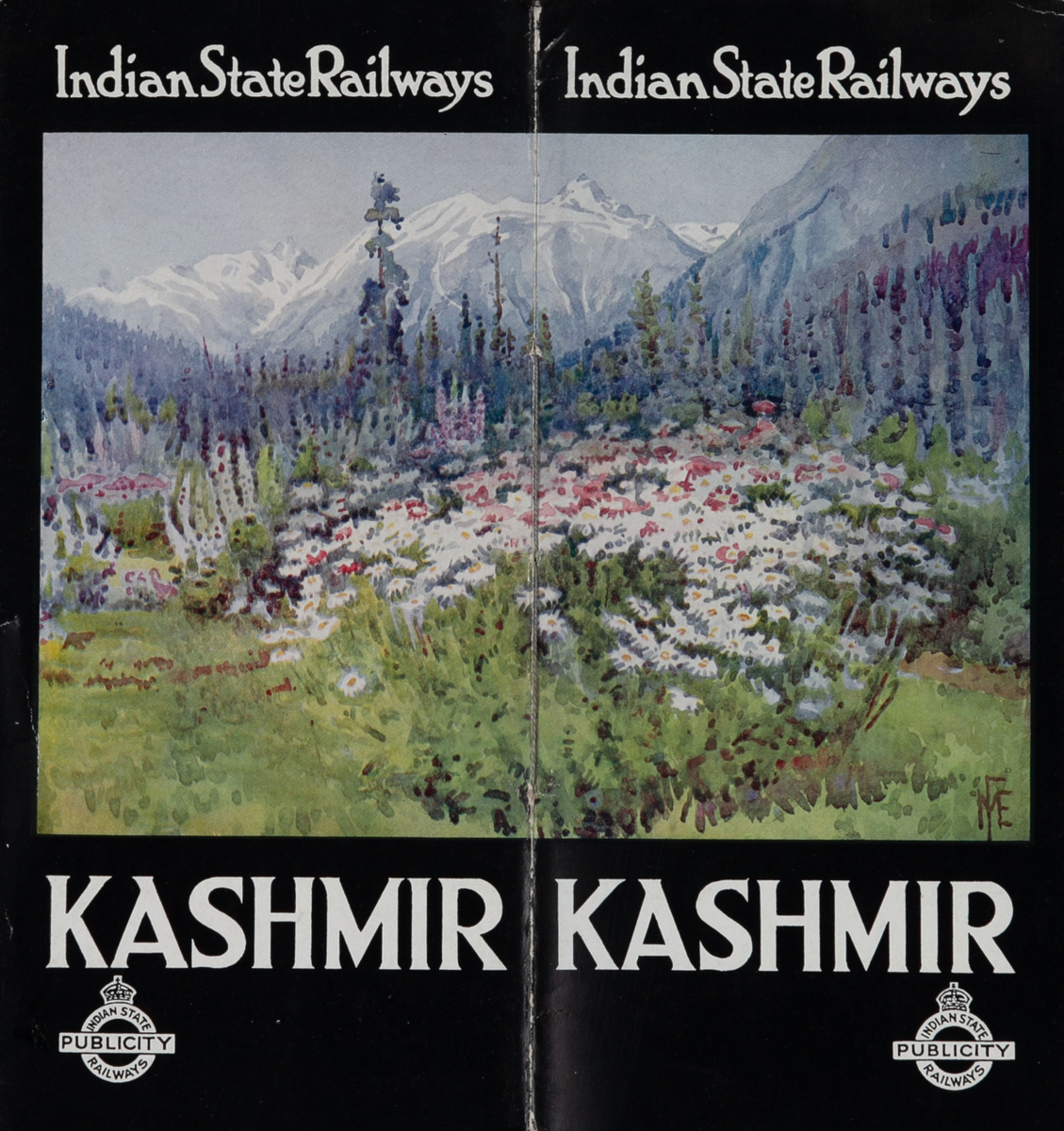 India Kashmir Travel Brochure Indian State Railways