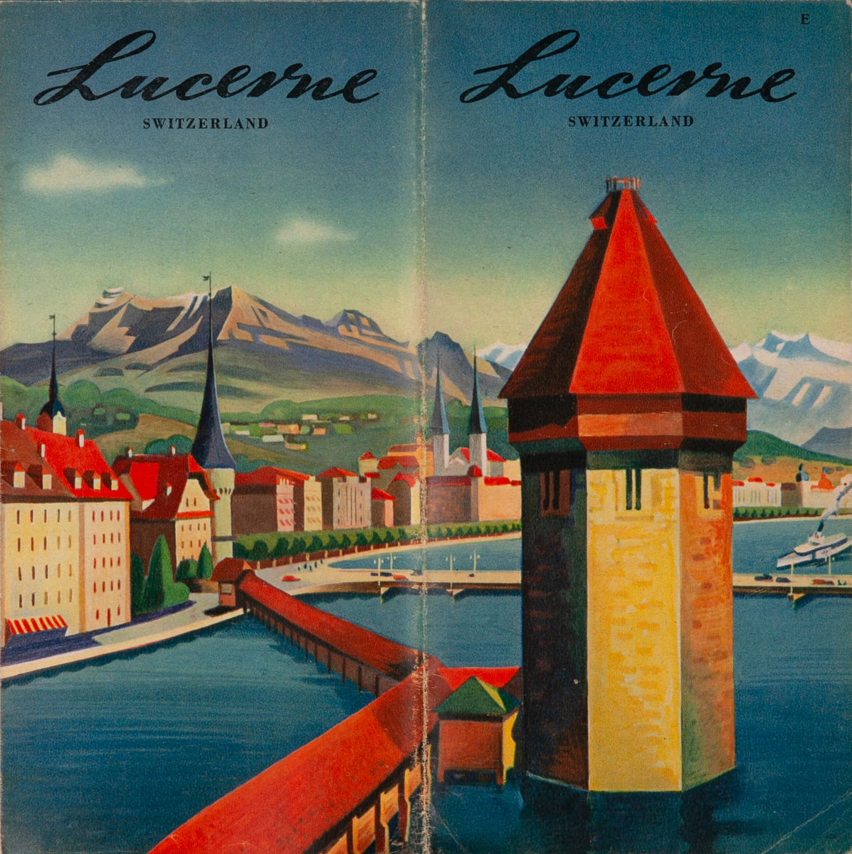 Lucerne Switzerland Travel Brochure